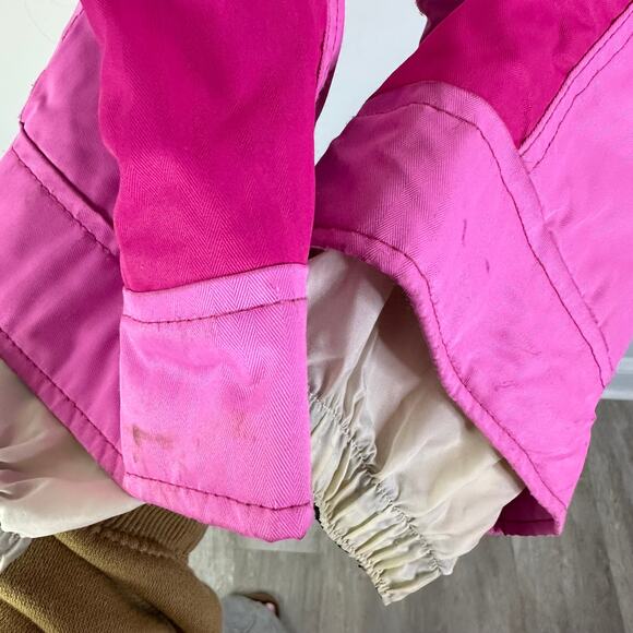 Obermeyer Love Fleece Pink Ski Bib Girls Size 6 - Picture 5 of 11